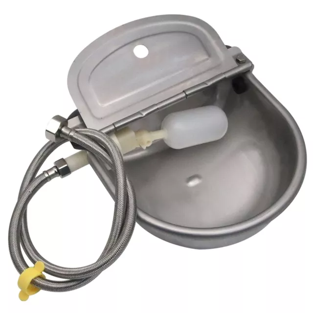 304 Stainless Steel Automatic Livestock Waterer with Float Valve and 39 inch ...