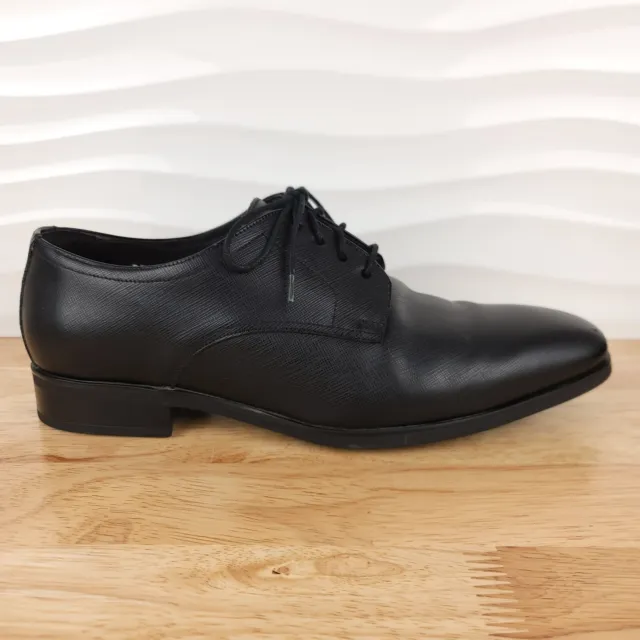 To Boot New York Dress Shoes Mens Size 9 Black Leather Lace Up Almond Toe Derby