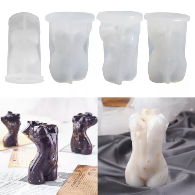 3D Female Body Silicone Mold Ornaments DIY Candle Epoxy Resin Casting Moulds