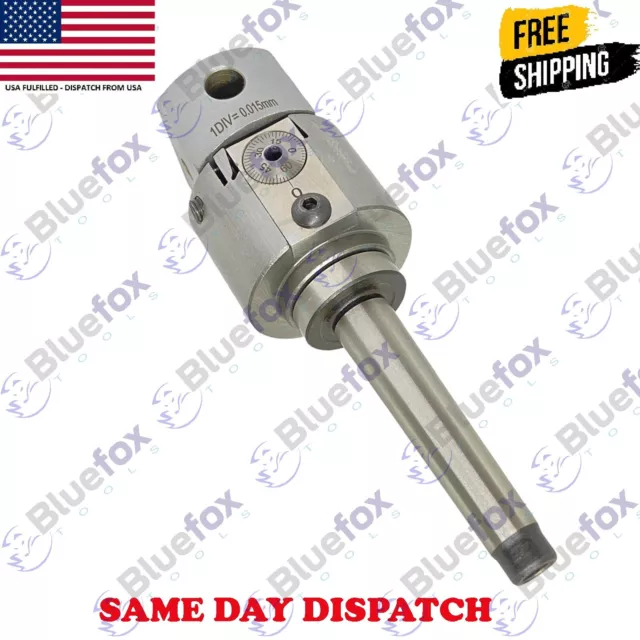 1.5'' 38mm Boring Head With Threaded MT1 Arbor Handle For Milling Machine (USA)