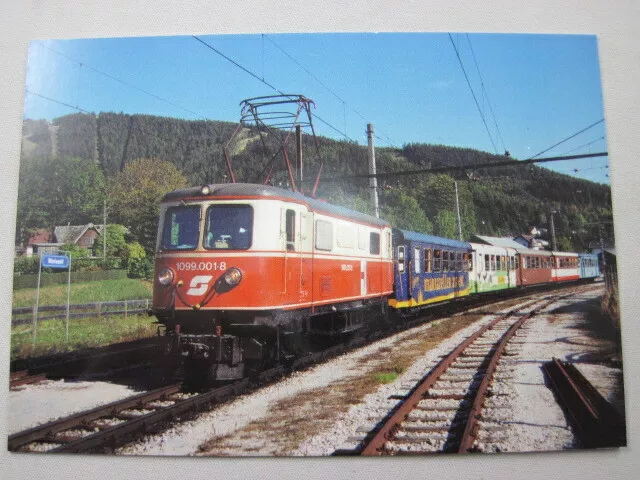 Eisenbahn Postkarte Railway Postcard Mariazellerbahn OBB 1099.001-8 ÖSTERREICH A