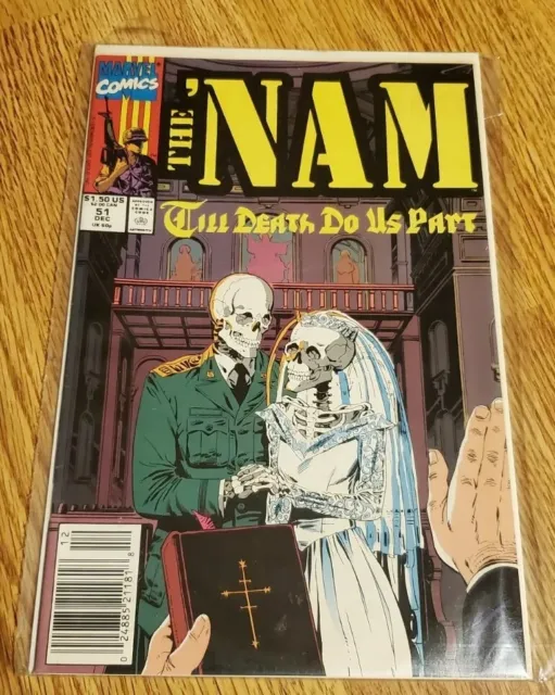 The Nam #51 Newsstand Variant  1990 Marvel Comics