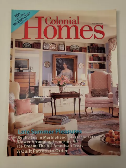 1998 September, Colonial Homes Magazine, Late Summer Pleasures, (MH643)