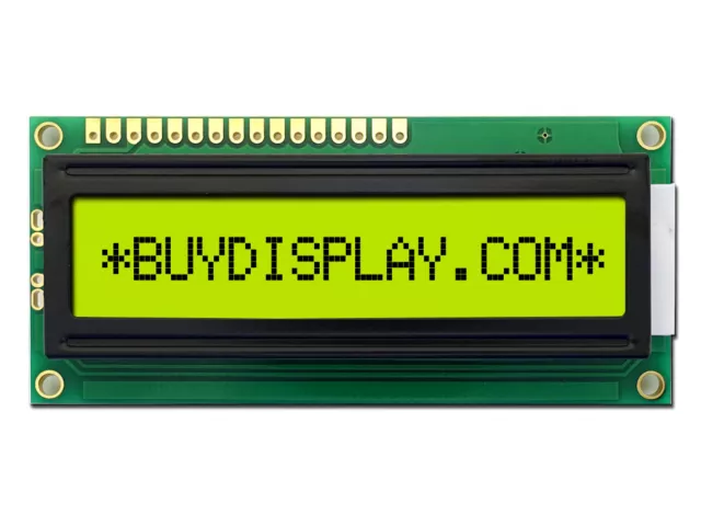 5V 16x1 Character LCD Module Display w/Tutorial,HD44780,Bezel,Backlight