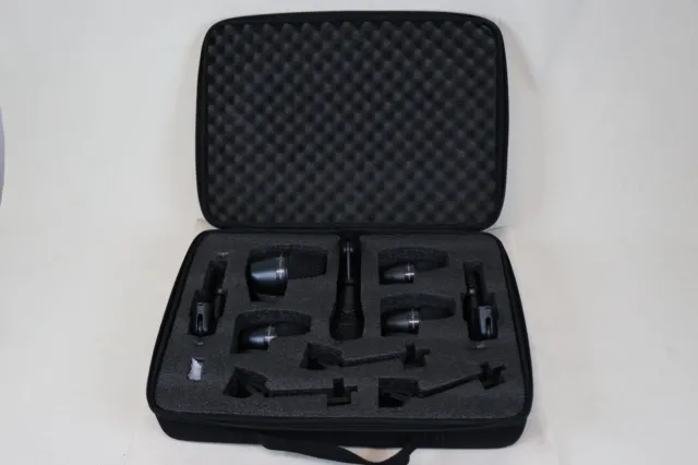 Shure PGADRUMKIT7 7-Piece Drum Microphone Kit, Used, Near Mint Condition.