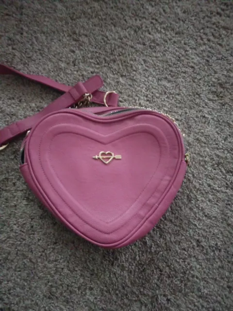 Betsey Johnson Heart Crossbody Bag