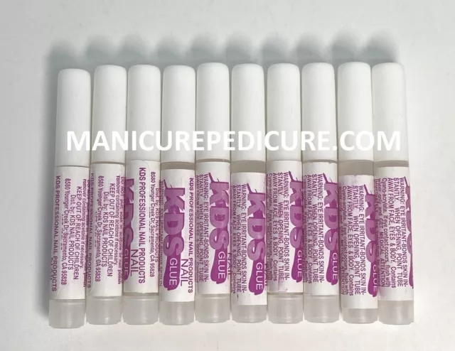 KDS- Professional  Nail Glue - 10 tubes  Made in USA *MANICUREPEDICURE.COM*