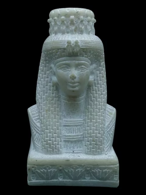 UNIQUE ANCIENT EGYPTIAN ANTIQUE Statue Stone Bust Head Goddess Hathor