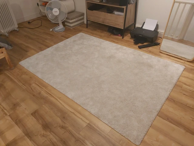 STOENSE off-white, Rug, low pile, 133x195 cm - IKEA