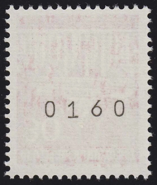 508w Brandenb. Tor w 30 Pf Planatol 1000er-Rolle, Einzelmarke + Nr. **