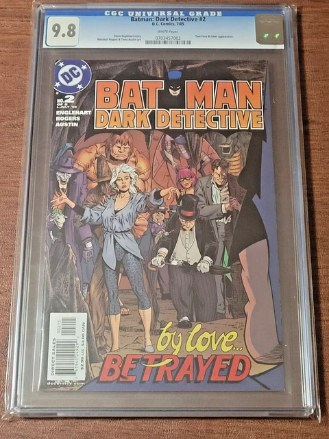 Batman the Dark Detective #2 CGC 9.8 7/05 Joker story, Marshall Rogers cover!