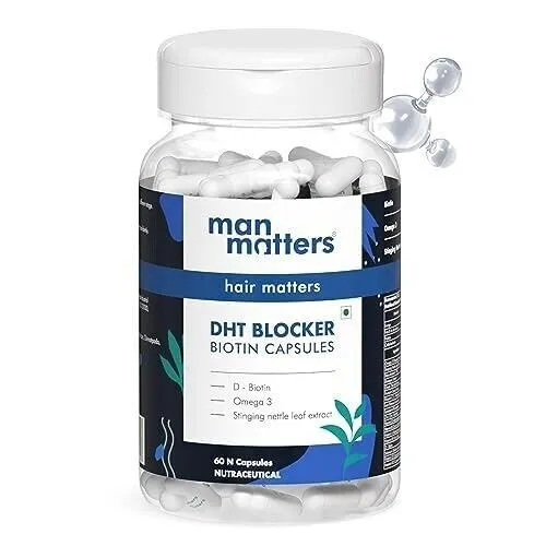 Il bloccante DHT e la biotina 60 capsule favoriscono la crescita dei...