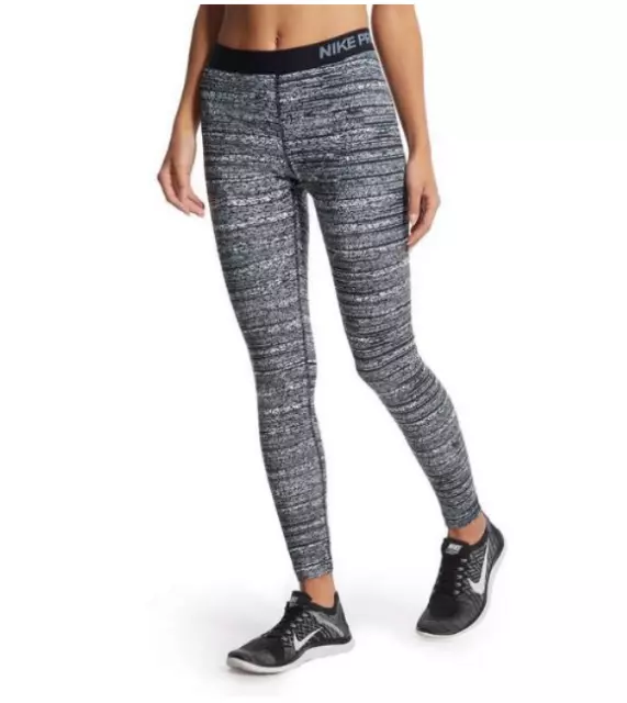NEW $65 NIKE Pro HyperWarm Static Tights 683713-010 Supportive BLK, XS  $39.99 - PicClick