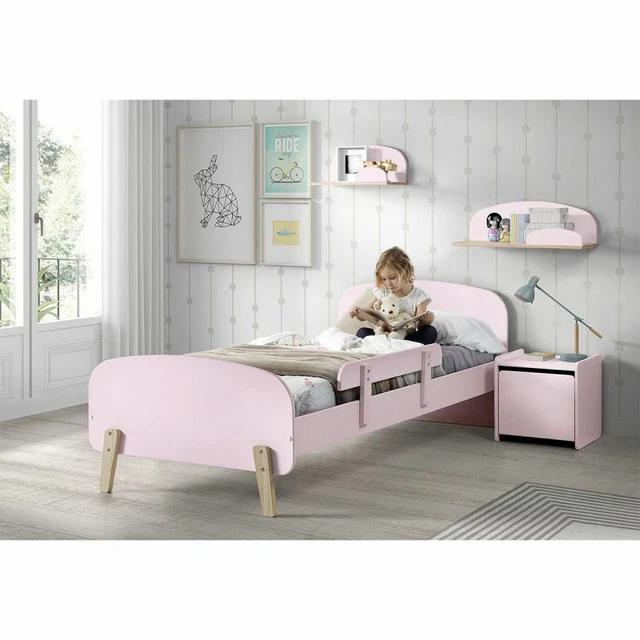 Paris Prix - Chambre Complète Enfant 6p "kiddy" Rose 8
