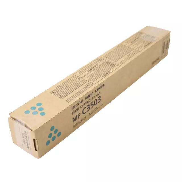 Ricoh Savin Lanier MP C3503 Genuine Cyan Print Cartridge 841816