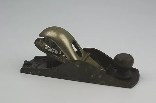 Vintage Stanley No 110 Block Plane Wood Knob Woodworking Tool