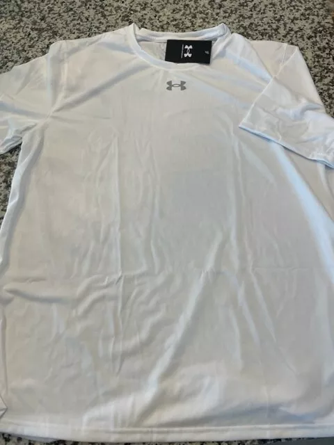Under Armour 'MOVE' Mens Summit White Flat Front Pants $75
