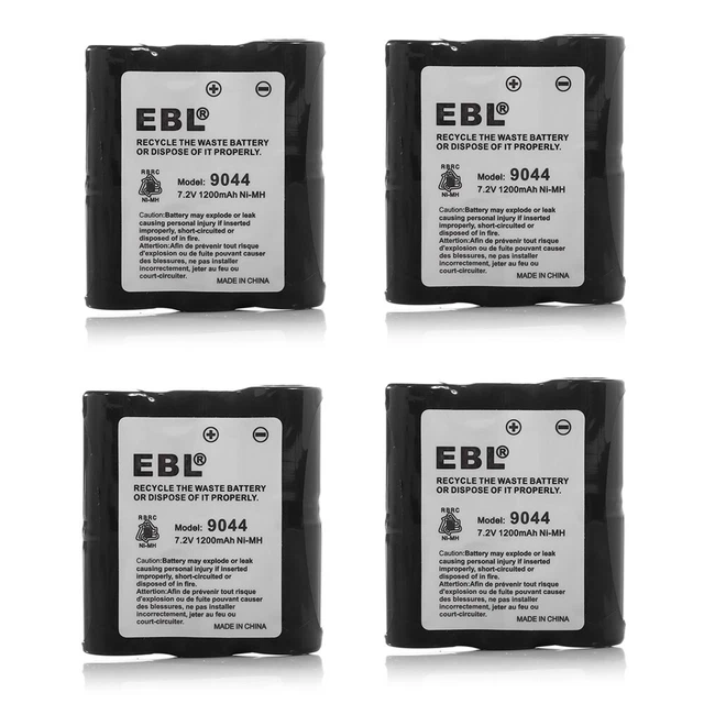 4x 1200mAh HNN9044A HNN9056A Battery For Motorola HNN9056 Spirit SP10 P10 SP50
