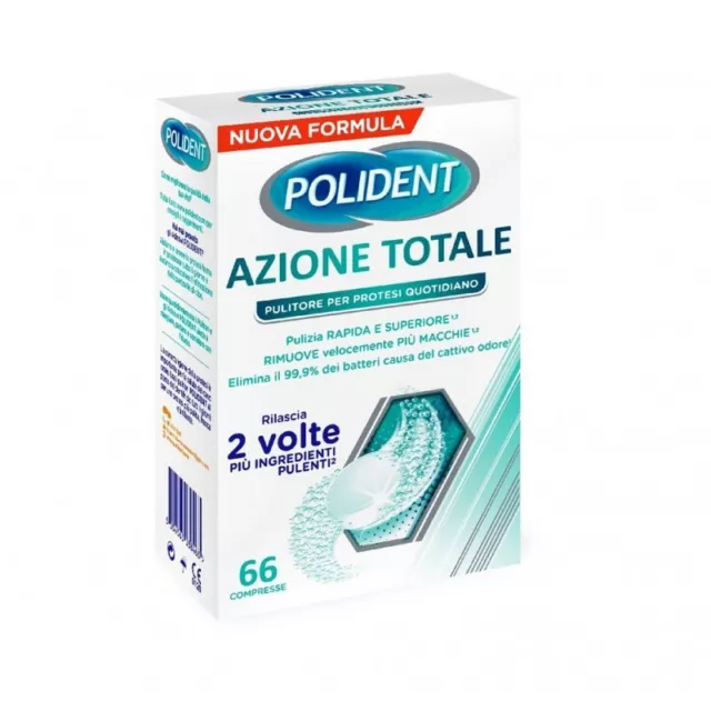 POLIDENT Azione totale - 66 orthodontic cleaning tablets