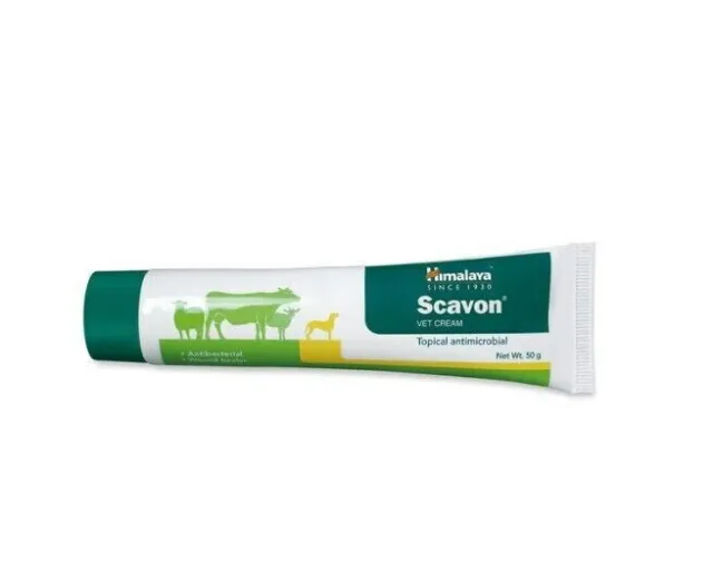 5x Himalaya Scavon Vet Cream - 50 g antibacteriano para...