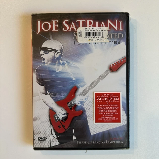 JOE SATRIANI: SATCHURATED - Live in Montreal (DVD, 2012, 2-Disc