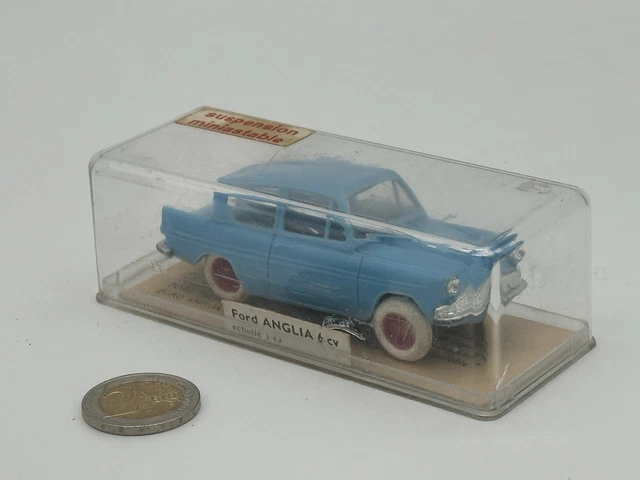 Miniature Ford Anglia Norev 1:43 - Modèle Français, Occasion, Collection Voiture