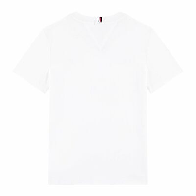 Tommy Hilfiger Ragazze essenziale Bianco T-shirt KG0KG05242 YBR