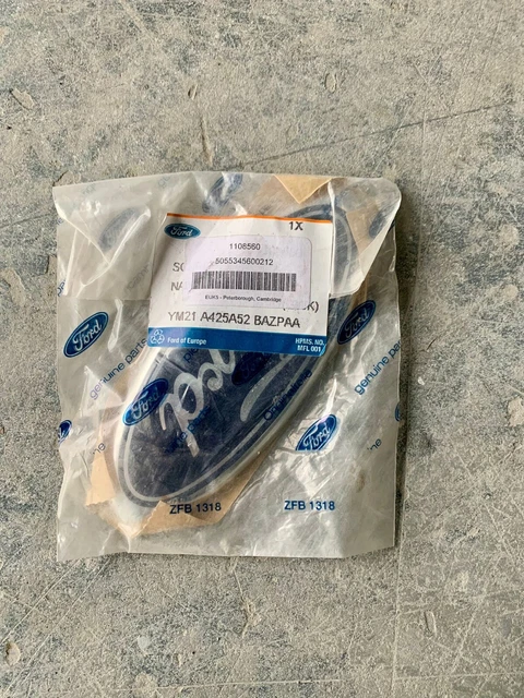 Emblema Per Ford Con Bandiera Americana - Adesivo Per Griglia Anteriore O Portellone, 23x9 Cm, Nero - Foto 3