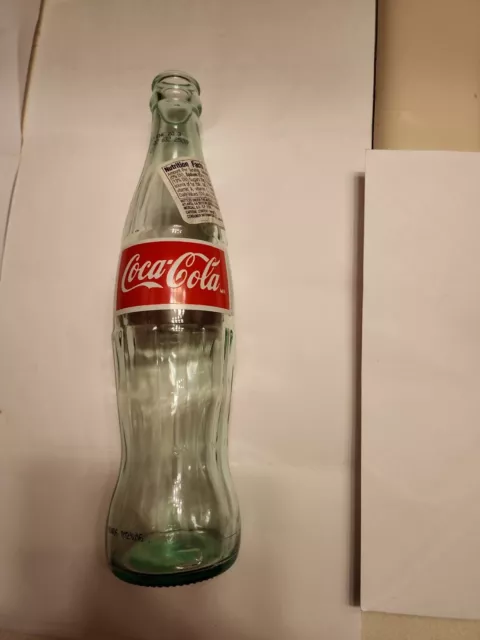 VINTAGE COCA COLA 355 mL FROM MEXICO Coke BOTTLE 2018 CLEAN GLASS AMAZING SHAPE