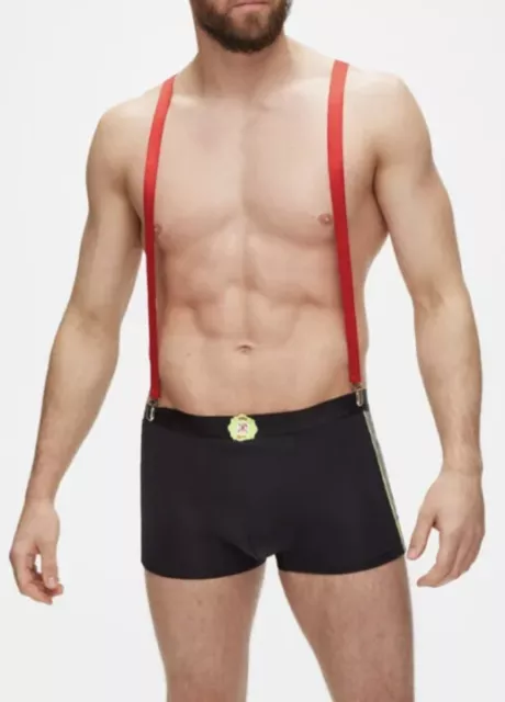 Ann Summers Sexy Hot Stuff Mens Fireman Outfit/Boxers  Role Play