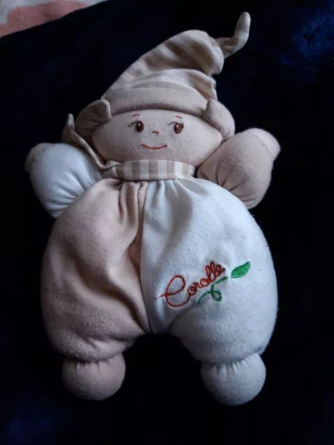 doudou poupée lutin Corolle   2011 bonnet hochet