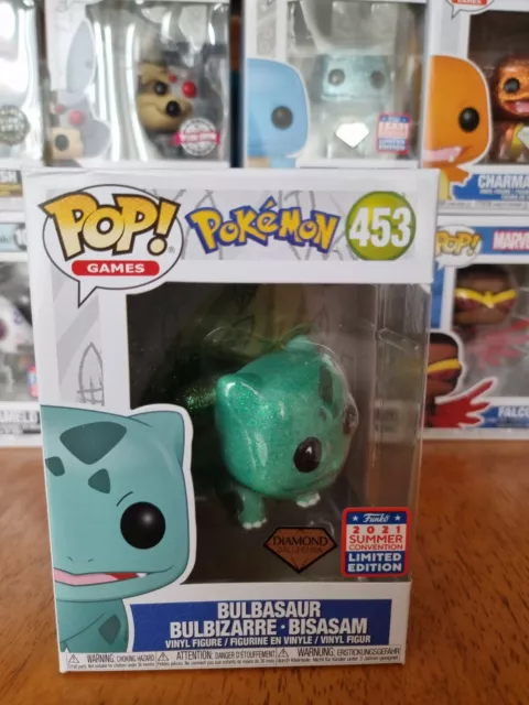 Funko Pop! Pokémon Bulbasaur 453 Diamond Collection 2021 Limited Edition +...