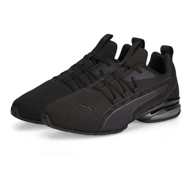 Puma AXELION NXT CAMO BLACK-CASTLEROCK Herren Sneaker Sportschuhe 376966-02