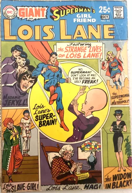 Superman's Girlfriend Lois Lane # 95.  October 1969.  Gd/Vg 3.0.  Curt Swan-Cvr