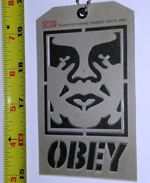 SHEPARD FAIREY OBEY GIANT STENCIL HANGTAG STREET ART GRAFFITI ANDRE Tee  Print £11.46 - PicClick UK