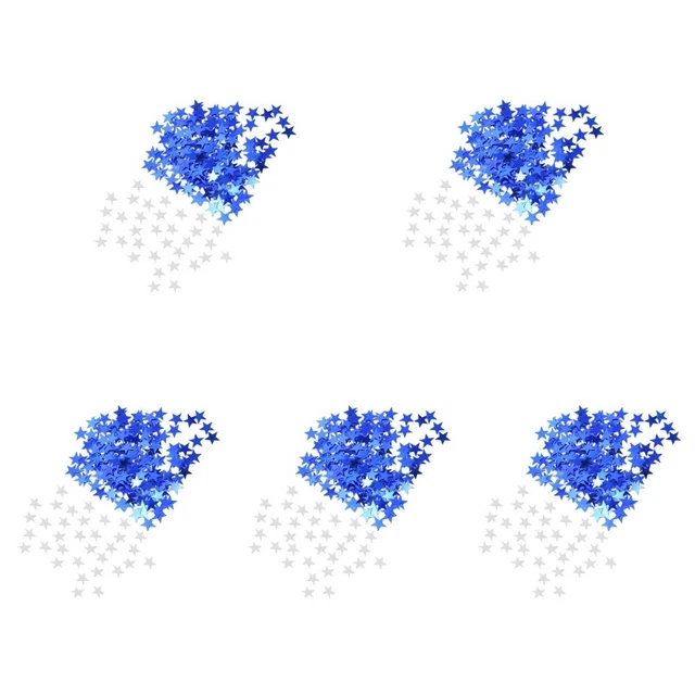 10000 PC 10 mm pentagrama forma confeti pequeño mini hermoso color decorativo para