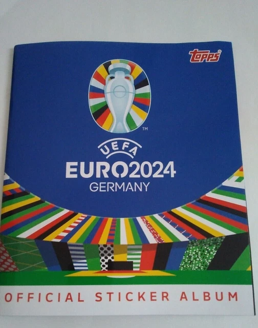 TOPPS UEFA EURO 2024 Germany Official Sticker Album (includes 6