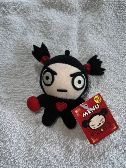 Pucca Garu Anime Plush Doll Very Rare With Tag Valentines Gift Menu Small 3”