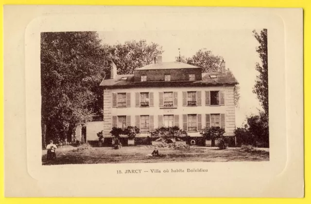 cpa 91 - VARENNES JARCY (Essonne) VILLA résidence de BOIELDIEU Compositeur