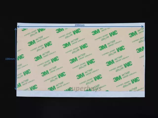3M 467MP 100 x 200mm Double Side High Performance Acrylic Adhesive Transfer Tape 2