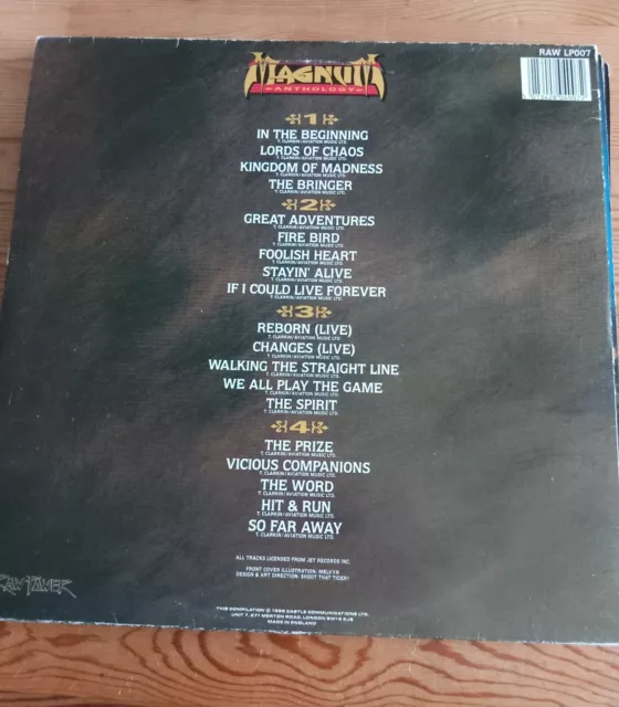 LP Magnum Anthology 2er LP Set 1985 Raw Pawer 2