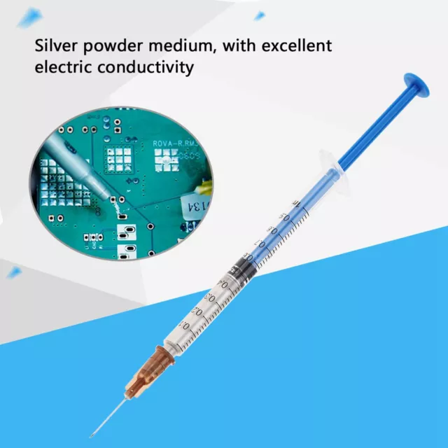 0.5mL Conductive Silver Paste Adhesive Silver Paint Pen For Keyboard PCB Repair❤