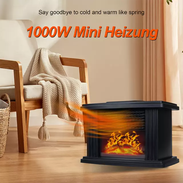 100W 220V Kaminheizung Mini-Heizung Elektro-Heizung Heizungen mit Fernbedienung