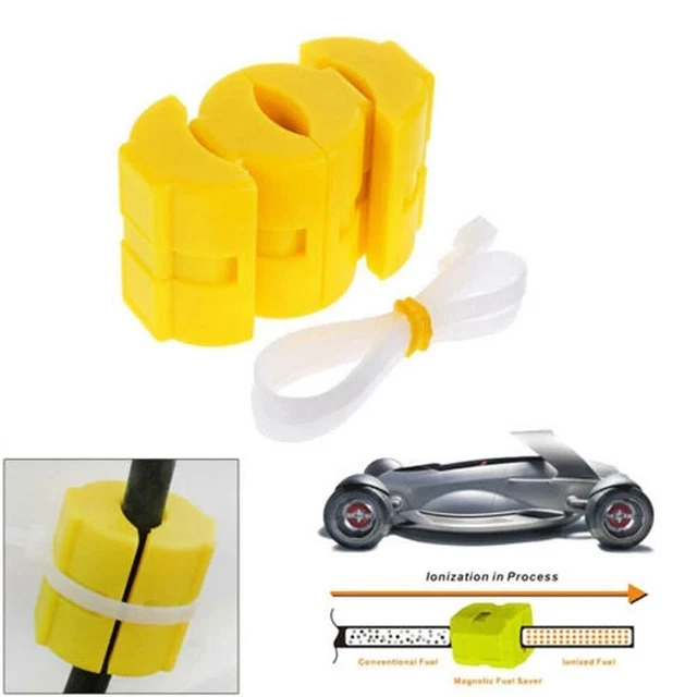 Risparmio Carburante Magnetico Veicolo Risparmio Universale 2PZ 37*29mm ABS