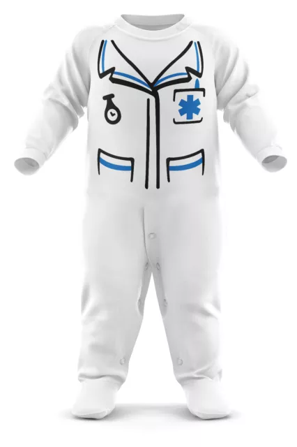 Baby Nurse Costume Romper Suit Funny Halloween Fancy Dress Outfit Gift Idea Hero