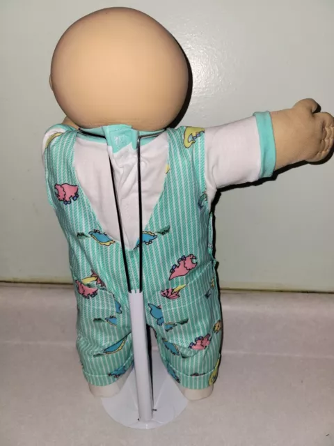 VNTG Cabbage Patch Kids Doll, Hm#4, Pacifier,Jesmar,Made In Spain, Bald, Freckle 3