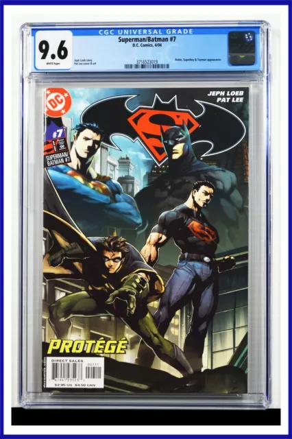 Superman Batman #7 CGC Graded 9.6 DC April 2004 White Pages Comic Book