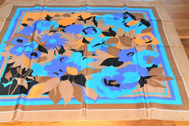 Foulard Rodier 100% Soie - Multicouleur - Occasion En Parfait état - Accessoire Chic