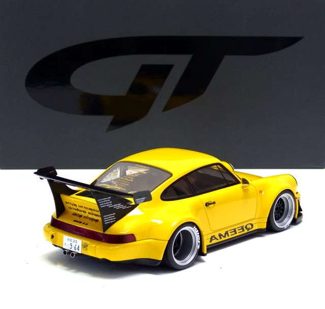 Porsche 911 RWB Qeema Type 964 2024 Jaune 1/18 GT Spirit - Collection