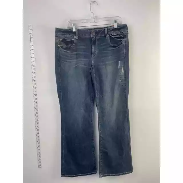 NWT Hollister Blue Favorite Boyfriend Low Rise Stretch Jeans Size 16